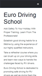 Mobile Screenshot of eurodrivingschool.ca